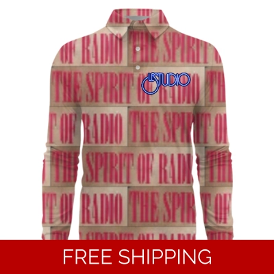Le Studio Spirit of Radio Custom 3D Long-Sleeved Polo Shirt